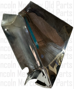 Chrome Steel Above Tail Light on Quarter Panel Half Moons SINGLE RH - NOS